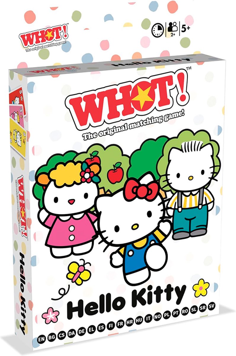 Hello kitty-vindende træk - kortspil - der er flersproget