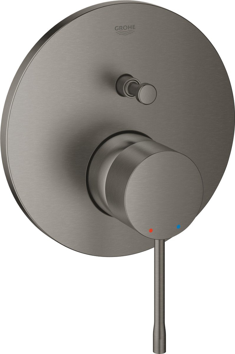 Grohe essence indbygget brusehane - overflademonteret del - 2 udtag - børstet hård grafit (mat antracit)