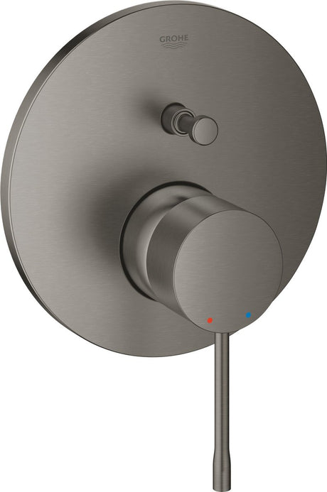 Grohe essence indbygget brusehane - overflademonteret del - 2 udtag - børstet hård grafit (mat antracit)