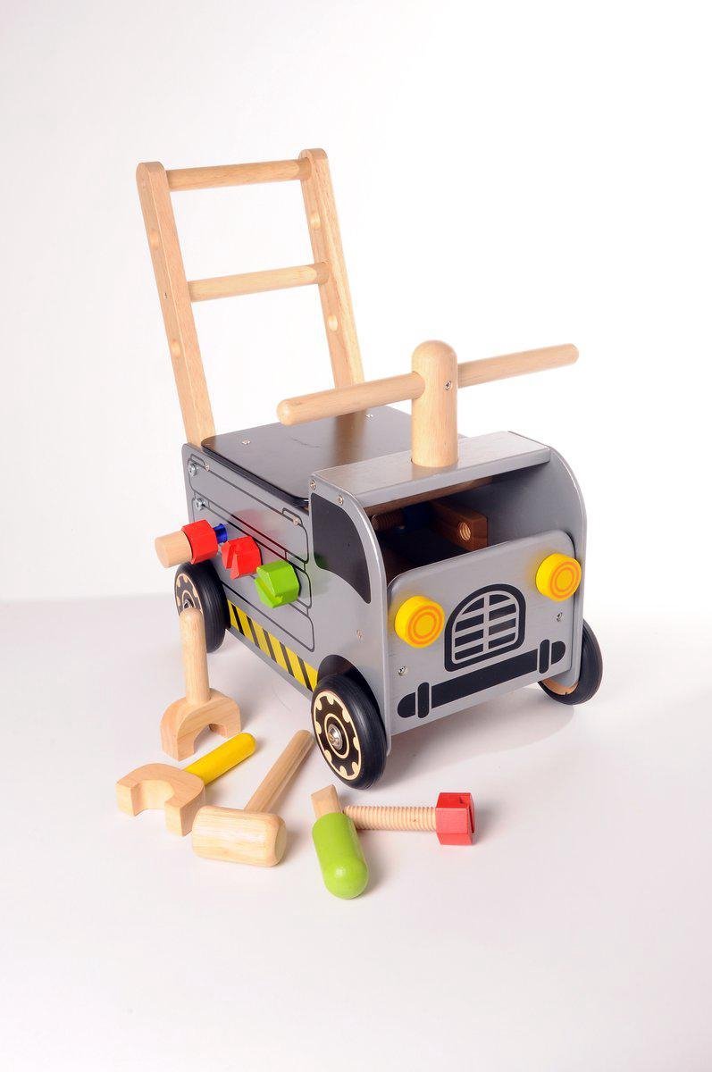 Jeg er toy walk push cart arbejdsvogn