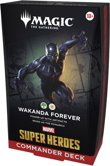 Magi: indsamlingen | marvel superhelte øverstkommanderende dæk - wakanda for evigt