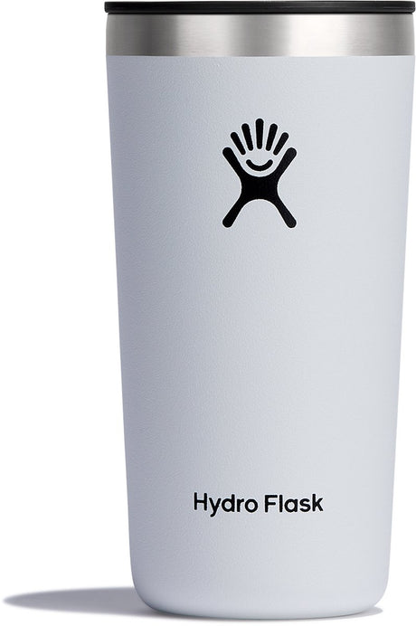 Hydrokolbe rundt om rejseglas - drikkekop (354 ml) - hvid