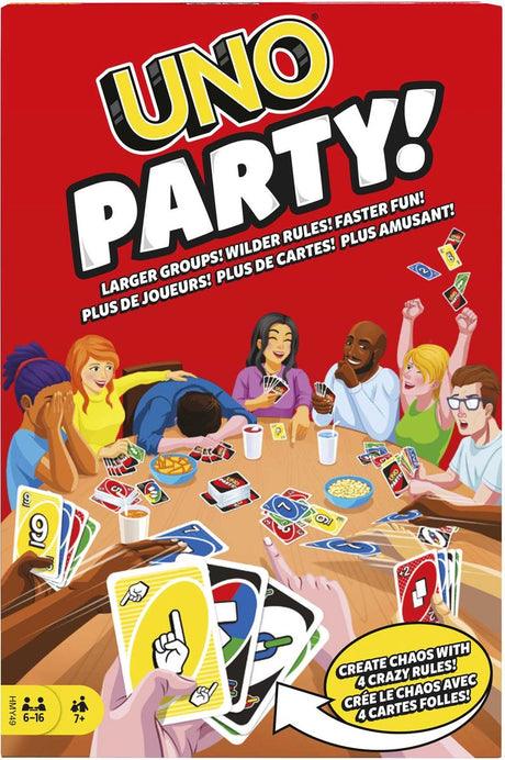 Mattel spil uno fest - kortspil - slavisk