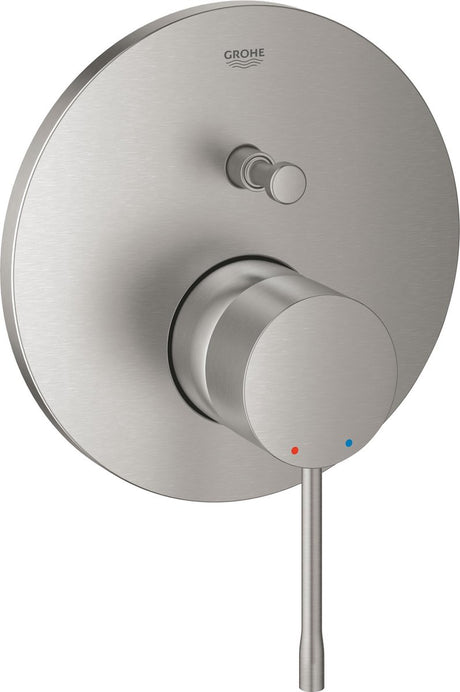 Grohe essence indbygget brusehane - overflademonteret del - 2 udtag - rustfrit stål
