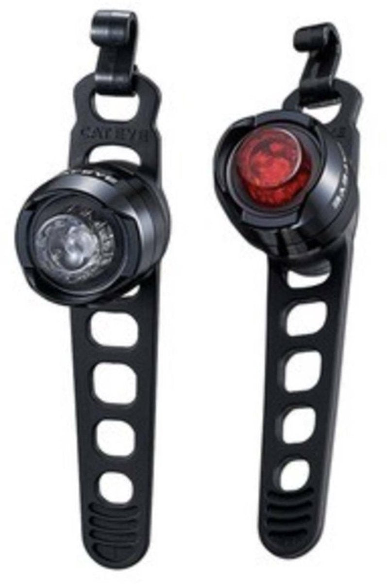 Cateye orb cykellygtesæt - LED - universal