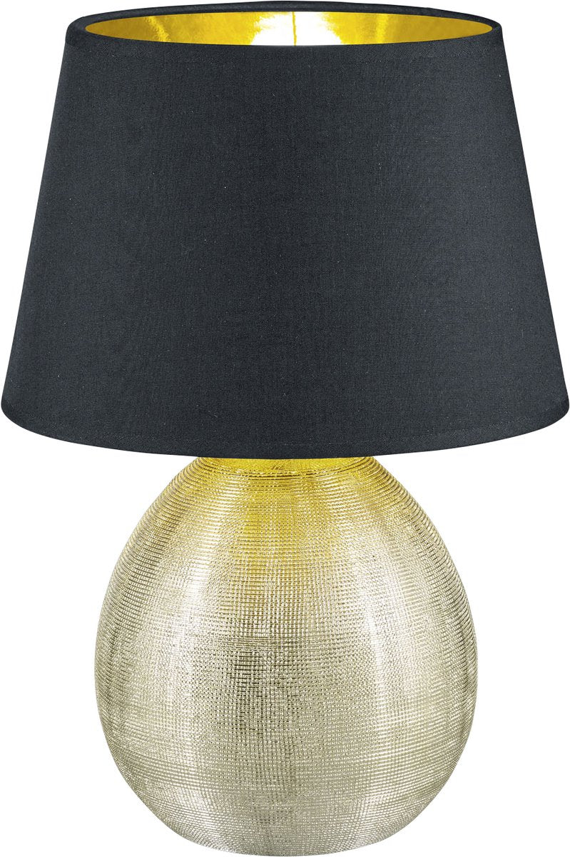Rl live your light reality luxor - bordlampe - guld - ekskl. 1x e27 4,9 w - ledningskontakt