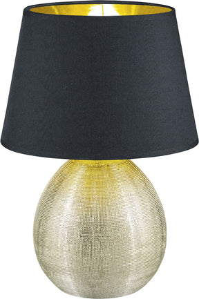 Rl live your light reality luxor - bordlampe - guld - ekskl. 1x e27 4,9 w - ledningskontakt