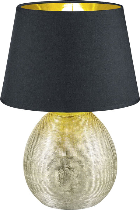 Rl live your light reality luxor - bordlampe - guld - ekskl. 1x e27 4,9 w - ledningskontakt