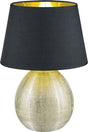 Rl live your light reality luxor - bordlampe - guld - ekskl. 1x e27 4,9 w - ledningskontakt