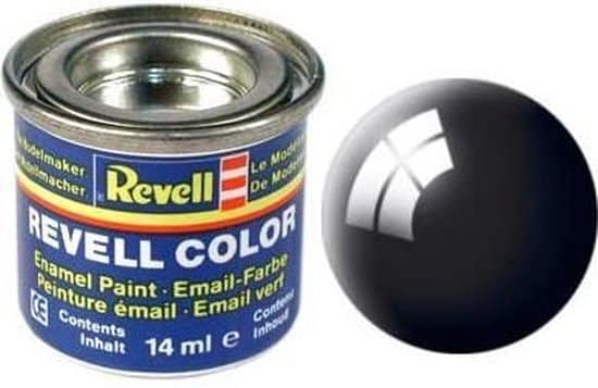 Revell emaljemaling #07 - sort, blank