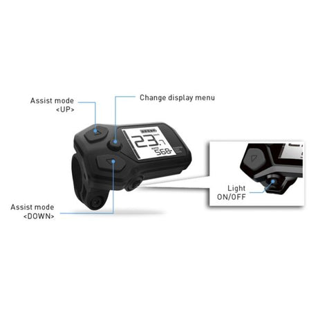 Shimano step display sc-e5000 fast venstre