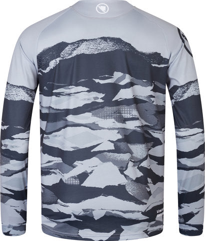 Endura mountain camo ltd l s-trøje med tryk