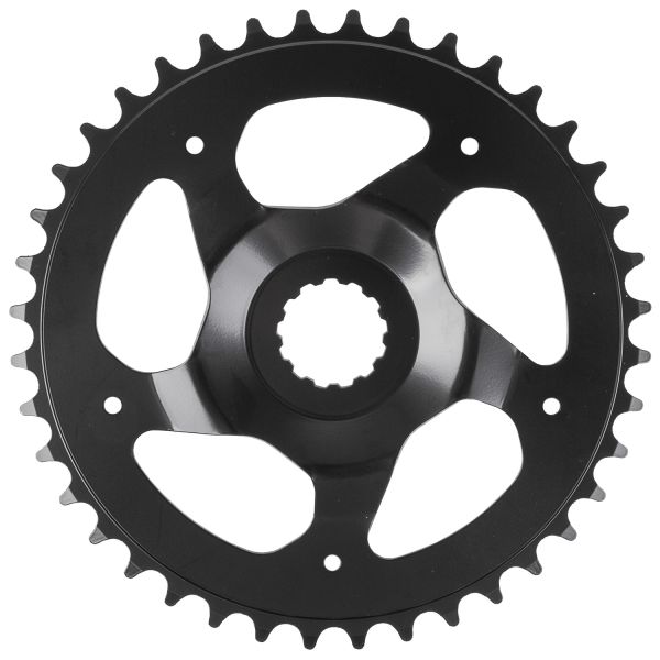 Messingleje samox el-cykel kædering bosch gen3 42t 47 mm. stål sort