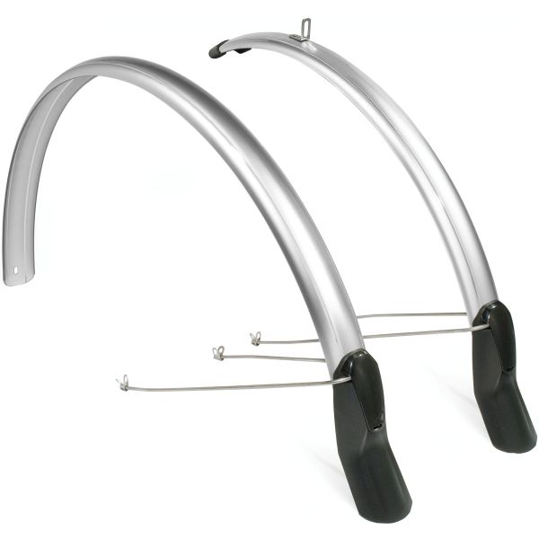 Eurofender Fender Set Scatto 28 x 51 mm sølv