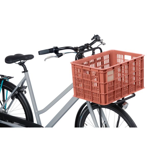 Basilikum fietskrat l - stor - 40 liter - rød