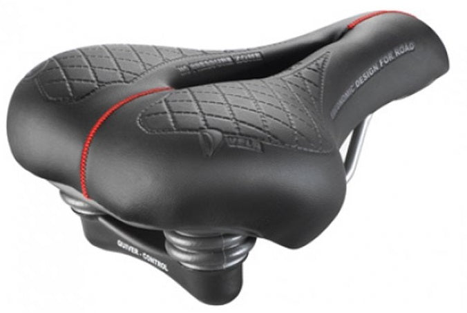 Selle MonteGrappa Saddle Vela Elastomerveer sort på kortet