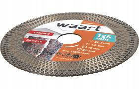 Waart diamantschijf voor gruit 125 x 22.2