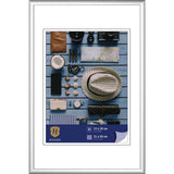 Henzo fotoramme napoli ramme 21x30cm foto 15x20cm sølv plast
