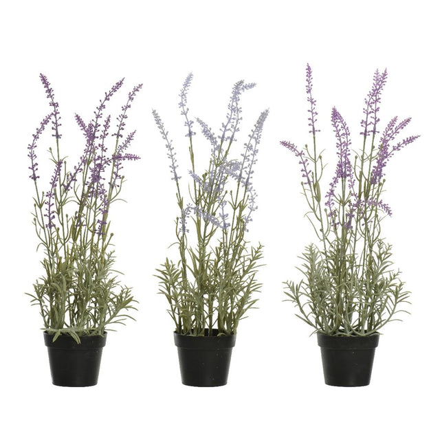 Decoris kunstig plante lavendel h46cm lilla