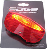 Kantholder baglygte city luxury - 3 LED'er inklusive batterier - 80 mm