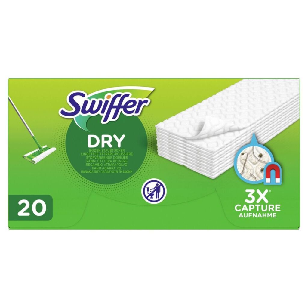 Swiffer tørstøvsamlende gulvservietter 20 stk