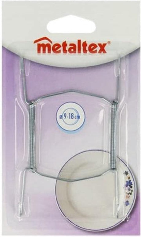 Tomado-metaltex tallerkenholder 9-18cm sølv