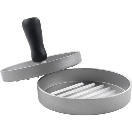 Metaltex køkkenhjælpere hamburgerpresse 11,5 cm stål sort