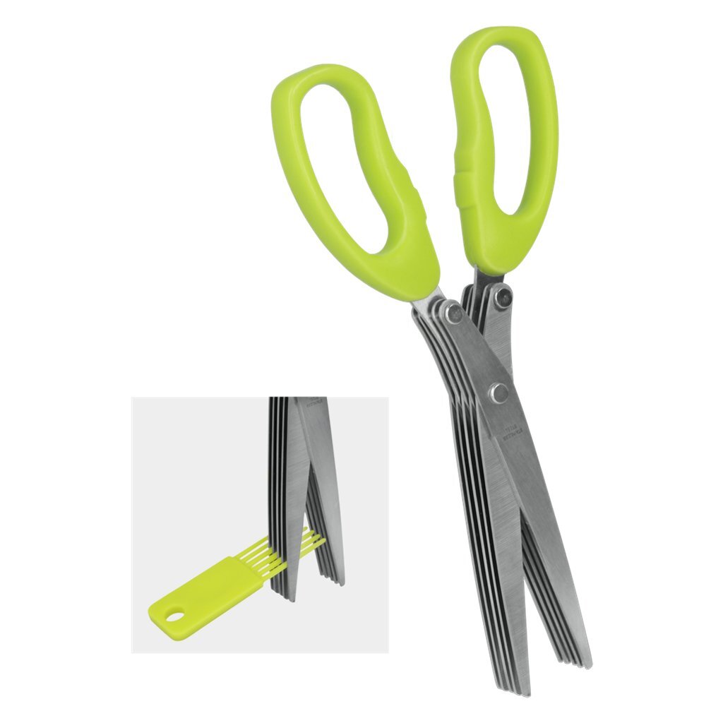 Metaltex urtesaks 19 cm grøn rustfrit stål