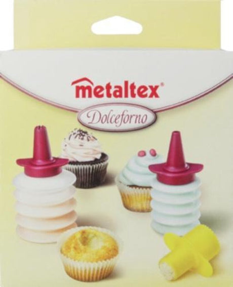 Metaltex dekorationssæt dolceforno 9 x 7 cm gennemsigtig