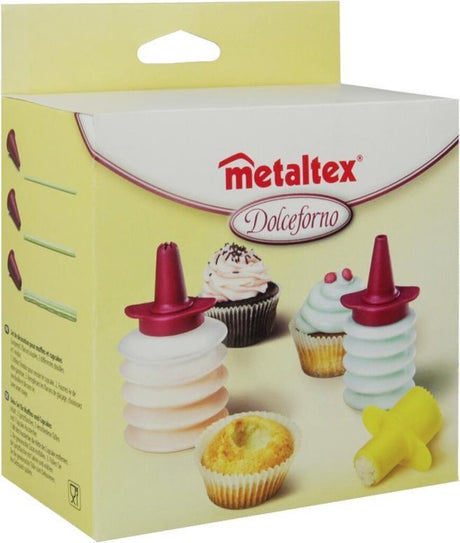 Metaltex dekorationssæt dolceforno 9 x 7 cm gennemsigtig
