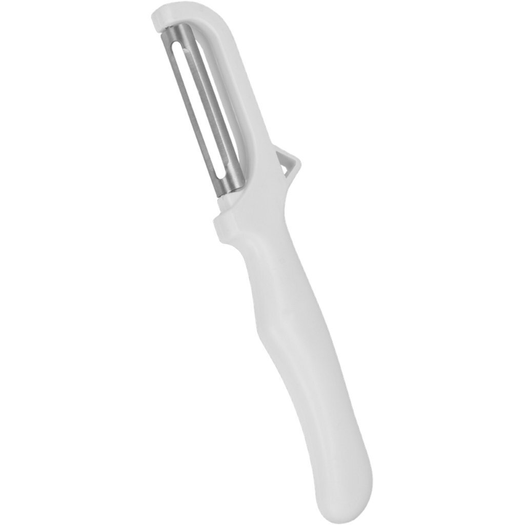 Metaltex speedy skræller 18cm hvid på karton