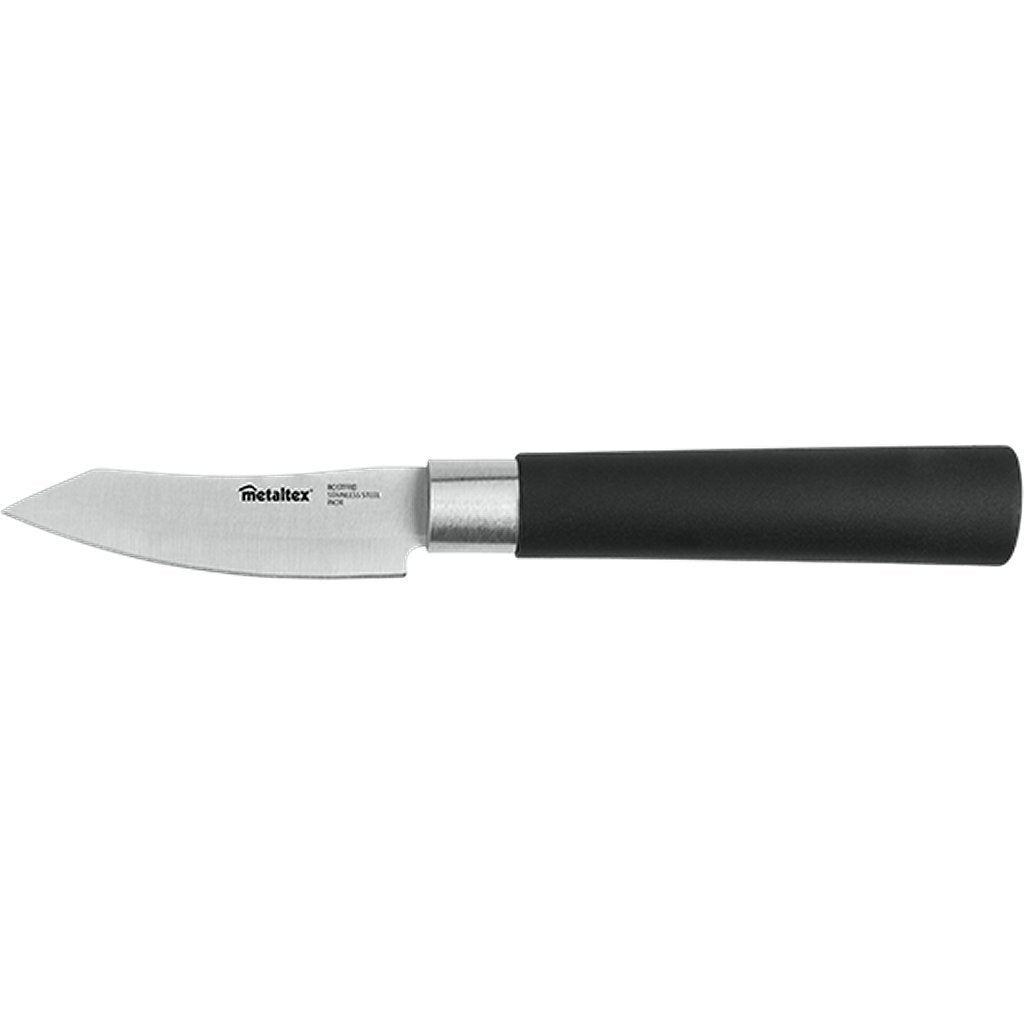 Metaltex Asia kontorkniv 19 cm sort rustfrit stål