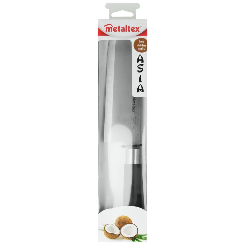 Metaltex Asia usuba kniv 31 cm sort rustfrit stål