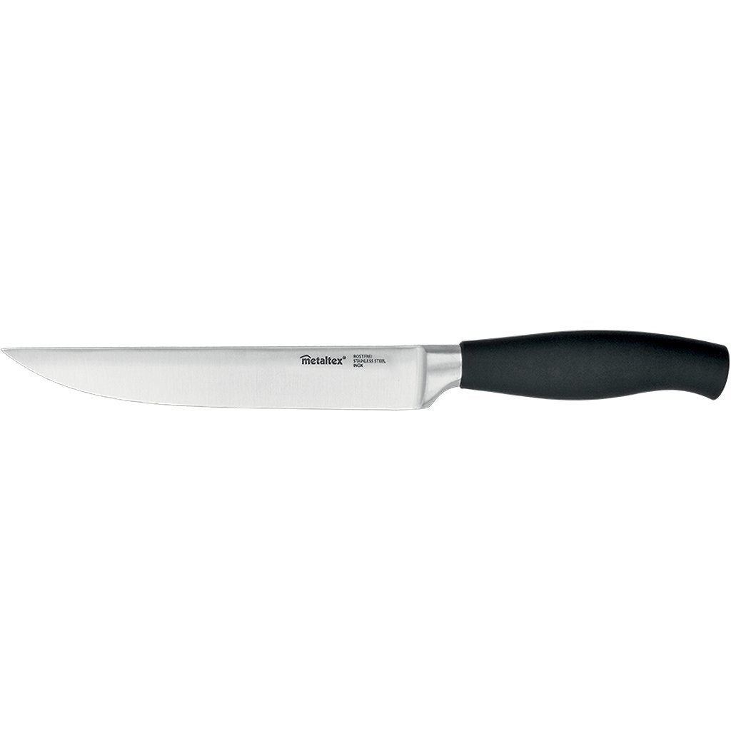 Metaltex komfort udskærerkniv 33 cm sort rustfrit stål