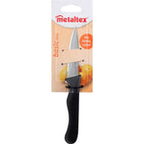 Metaltex basic line køkkenkniv 21,5 cm rustfri stål sort