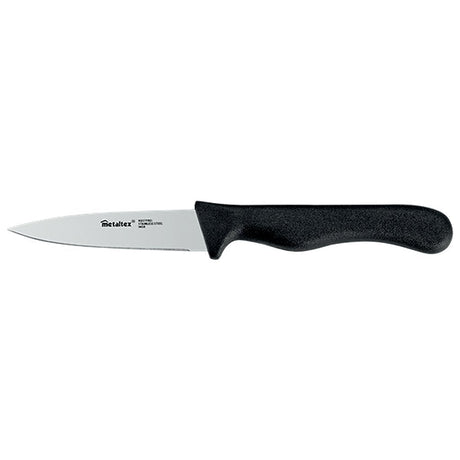 Metaltex basic line køkkenkniv 21,5 cm rustfri stål sort