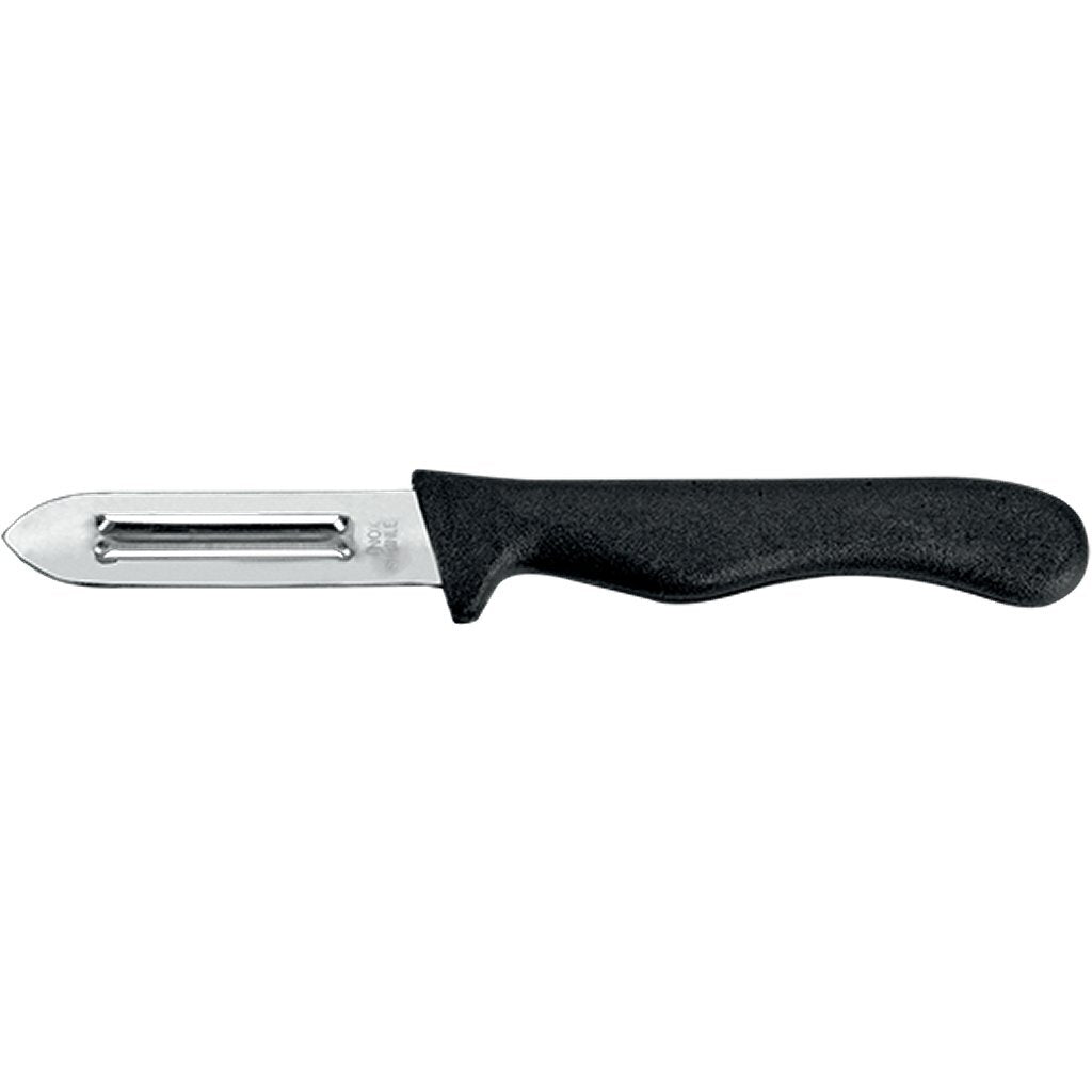 Metaltex basic line skrællekniv 25 cm sort rustfrit stål