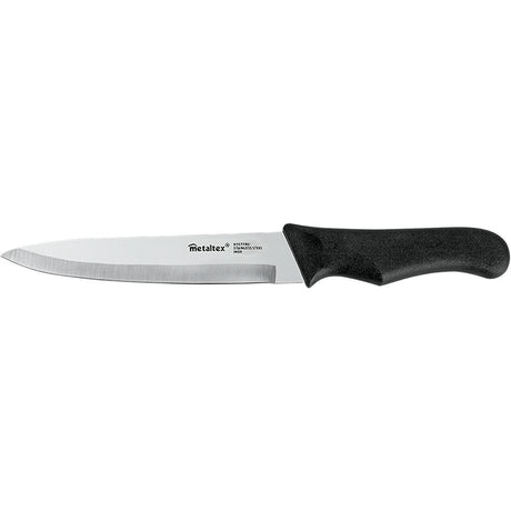 Metaltex basic line kogekniv 28 cm sort rustfrit stål