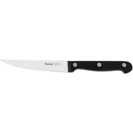 Metaltex professionel bøfkniv 21 cm rustfrit stål sort