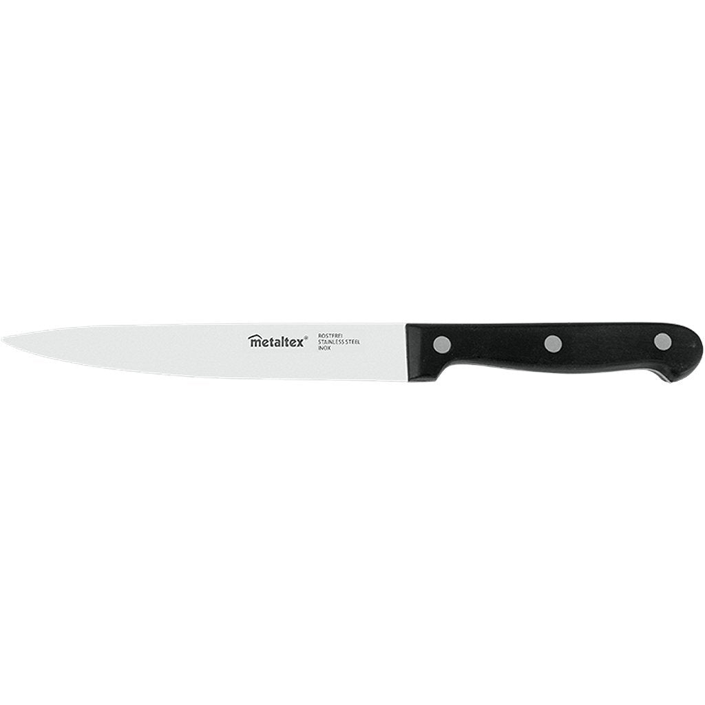 Metaltex professionel universal kokkekniv 28 cm sort rustfrit stål