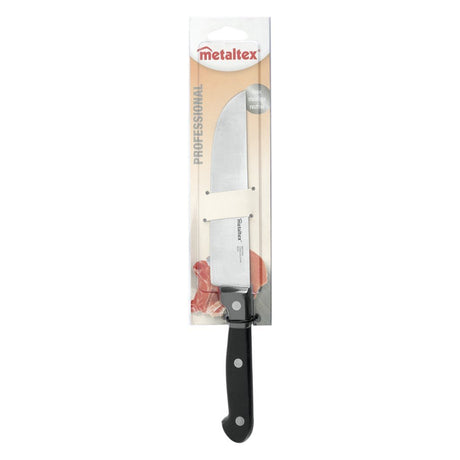 Metaltex professionel kokkekniv 28 cm sort rustfrit stål