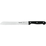 Metaltex professionel brødkniv 32,5 cm sort rustfrit stål
