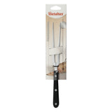 Metaltex professionel gaffel 28,5 cm rustfrit stål sort