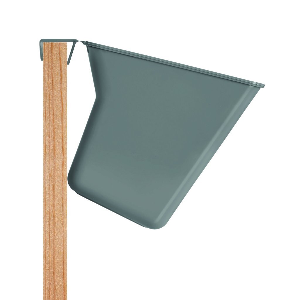 Metaltex clean tex bordplade affaldsspand 35x16x13 cm grå