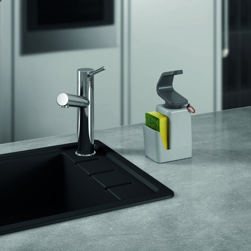 MetalTex Soap-Tex Soap Dispenser 11x8x22 cm grå