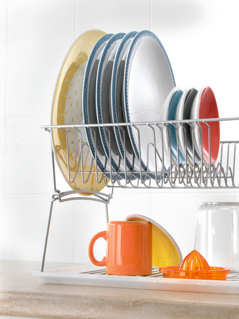 Tomado-metaltex tomado-metaltex sølv afløb 45x31x28cm 2 etager
