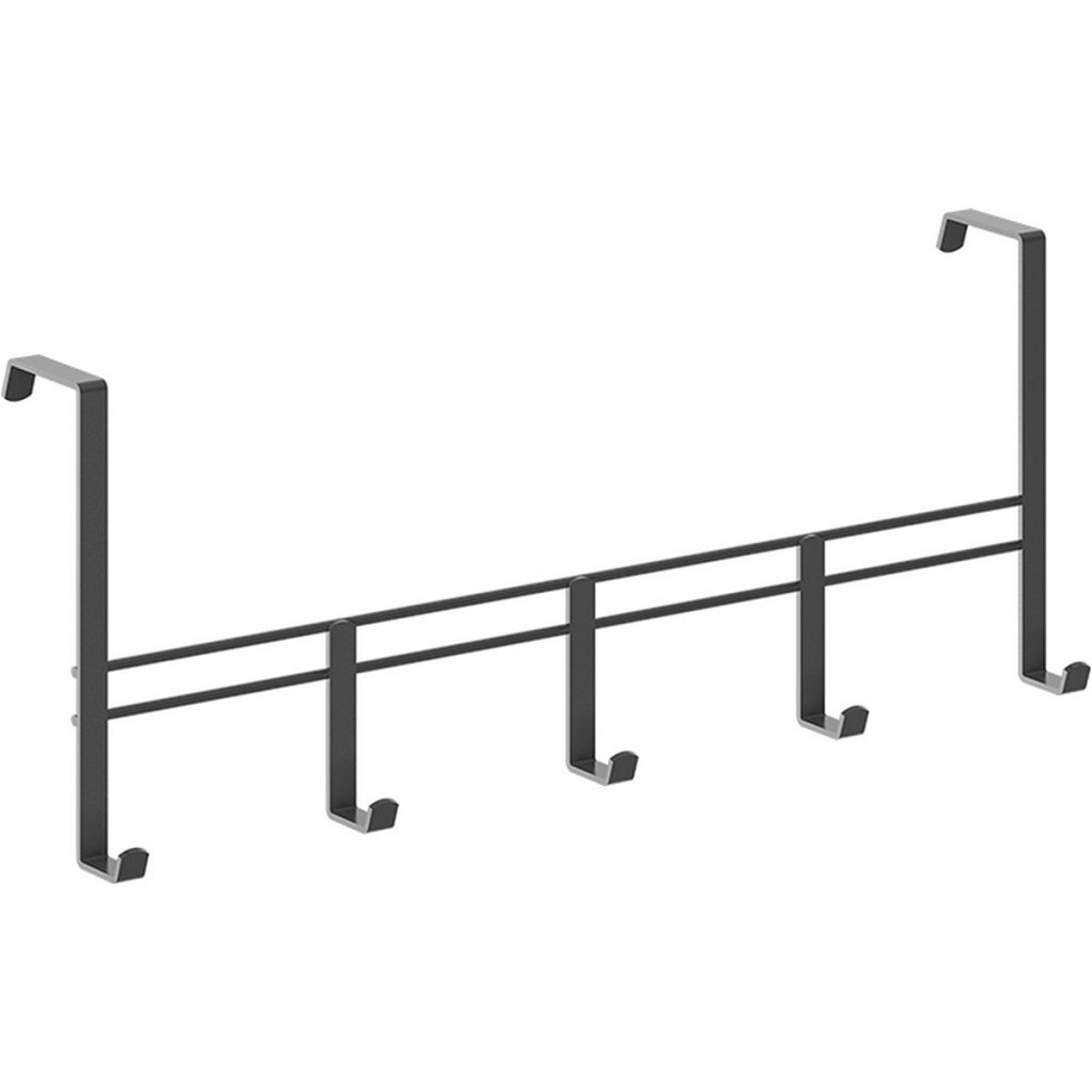 Metaltex dør knagerække 38x15 cm sort