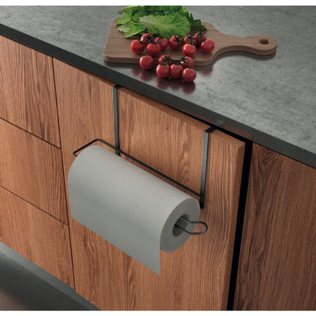Metaltex galileo køkkenrulleholder 34x10x18 cm sort