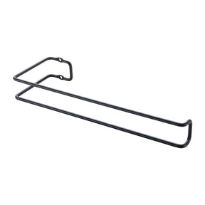 Metaltex køkkenrulleholder hængende 30x3x10 cm sort