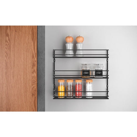 Metaltex Pepito Herb Rack 3 etager 36x32x8 cm sort